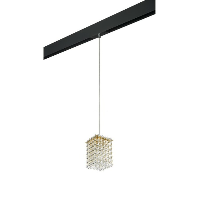LIGHTSTAR PRO795412 Светильник д 1-фазн трека CRISTALLO 1х40W G9 ЗОЛОТО ЧЕРНЫЙ (795412+595007)