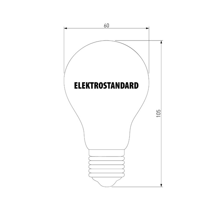 ELEKTROSTANDART BLE2705   Светодиодная лампа Classic F 8W 3300K E27 (A60 тонированный)