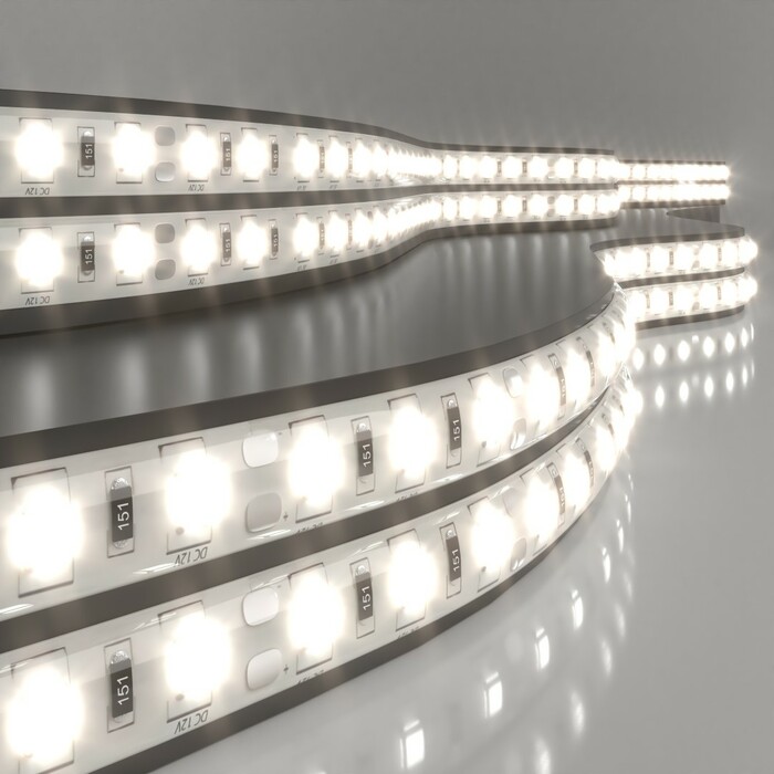 ELEKTROSTANDART 5050 12V 60Led 14,4W IP65 Лента свет 60Led 14,4W IP65 4200K дневной белый(цена за 1м