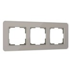 Werkel W0032417  Рамка на 3 поста Elite (дымчатый, стекло)