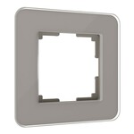 Werkel W0012417  Рамка на 1 пост Elite (дымчатый, стекло)