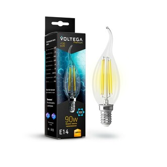 VOLTEGA 7132 VG10-CW35E14warm9W-F Crystal Graphene Candle wind 9W 2800K E14 