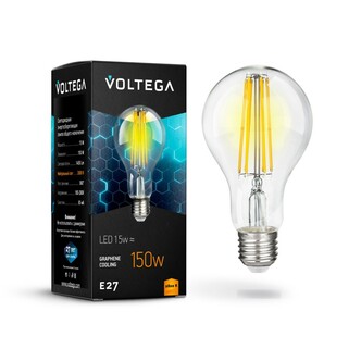 VOLTEGA 7104 VG10-A1E27warm15W-F Crystal Graphene A60 15W 2800K E27