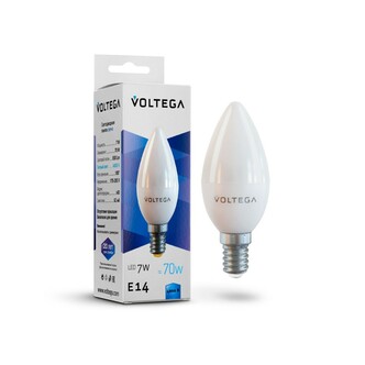 VOLTEGA 7049 VG2-C37E14cold7W Simple  Candle 7W 4000K E14