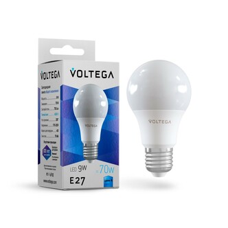VOLTEGA 8443 VG2-A2E27cold9W Simple  A60 9W 4000K E27