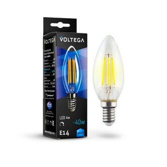 VOLTEGA 8461 VG10-C1E14cold5W-FD Crystal Candle 5W 4000K E14 DIM