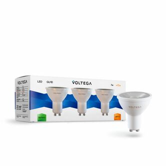 VOLTEGA 7176 VG2-S1GU10warm7W-set Simple  MR16 7W 2800K GU10 3шт.