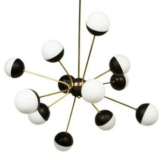 Люстра Rewire Custom Orb Chandelier In 1950 By Imperiumloft