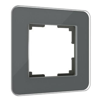 Werkel W0012440  Рамка на 1 пост Elite (графит, стекло)