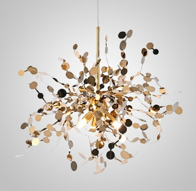 Люстра Tezani Argent Suspension Pendant Lamp 40 Gold By Imperiumloft