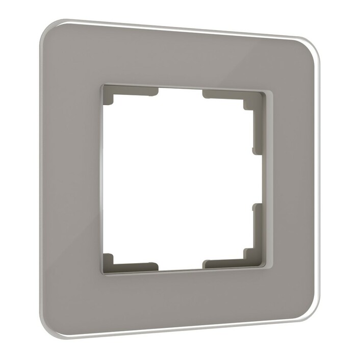 Werkel W0012417  Рамка на 1 пост Elite (дымчатый, стекло)