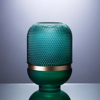 Ваза Cloyd DOTT Vase   выс. 21 см - зелен. стекло (арт.50032)