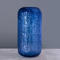 Ваза Cloyd KOWO Vase   выс. 34 см - синее стекло (арт.50021)