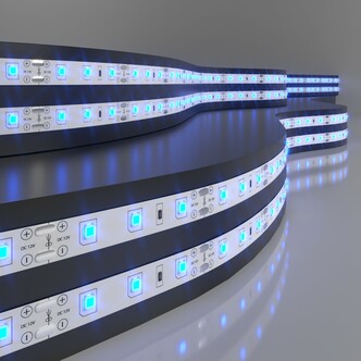 ELEKTROSTANDART Лента светодиодная 60Led 4,8W IP20 синий (2835 12V 60Led 4,8W IP20) (цена за 1м)