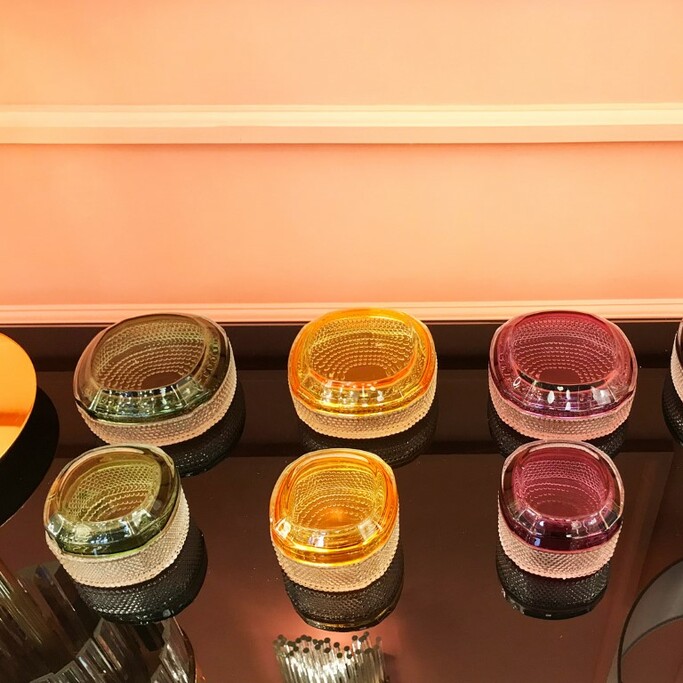 Шкатулка Cloyd CHASSE Box   шир. 9 см - фиолет. стекло (арт.50011)