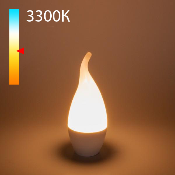 ELEKTROSTANDART Свеча на ветру СDW LED D 8W 3300K E14 (BLE1431)