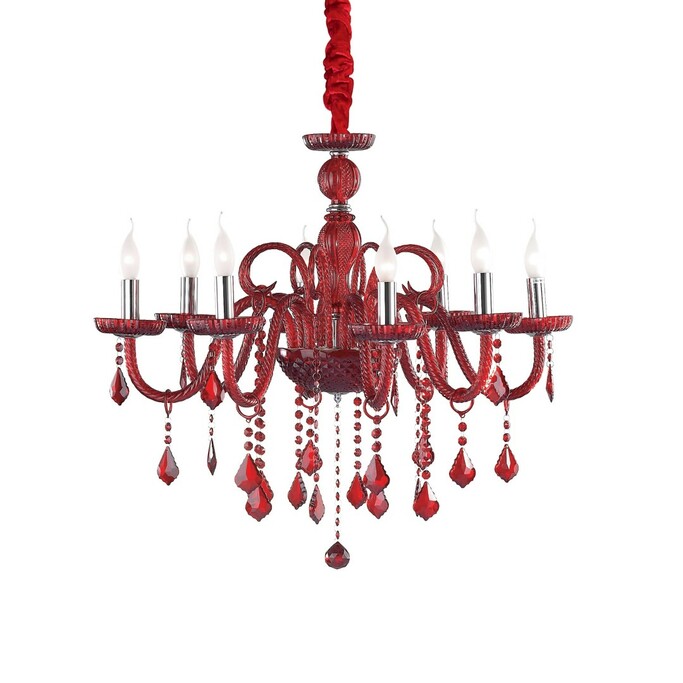 Люстра IDEAL LUX GIUDECCA SP8 ROSSO