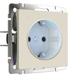 Werkel W1171462  Розетка с подсветкой (айвори матовый)