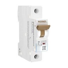 Werkel W901P066   Автоматический выключатель 1P  6 A  C  6 кА