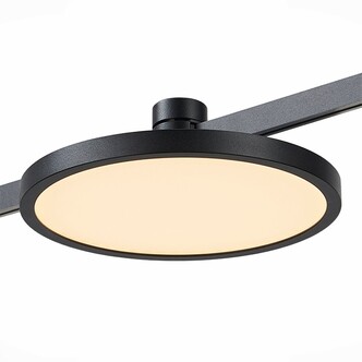ST818.406.12 Магнитный трековый светильник FARM Черный LED 1*10W 3000K 500Lm Ra90 120 IP20 D168xH54 