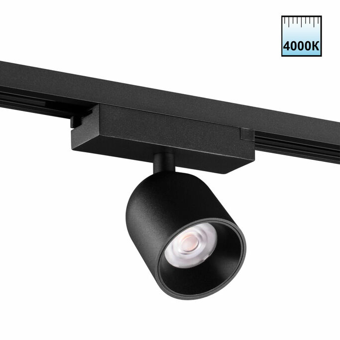 NOVOTECH 359804 PORT NT25 246 черный Светильник трековый однофазный двухжильный IP20 LED 10W 180-265
