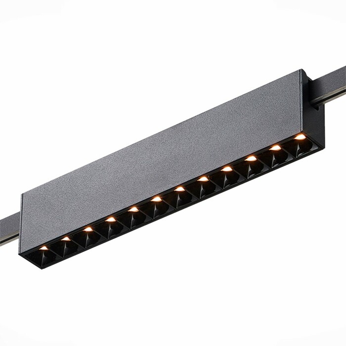 ST816.406.12 Магнитный трековый светильник FARM Черный LED 1*12W 3000K 609Lm Ra90 40 IP20 L232xW24xH