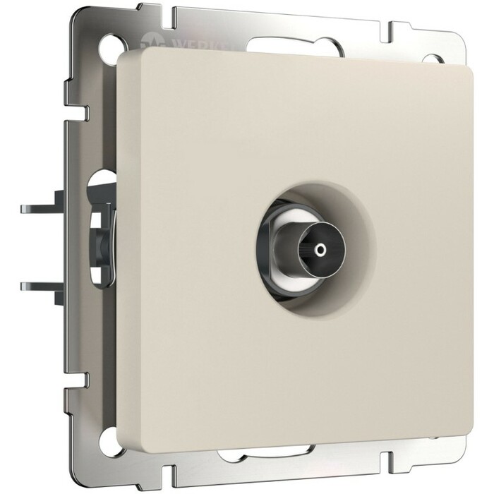 Werkel W1183062  ТВ-розетка оконечная (айвори матовый)