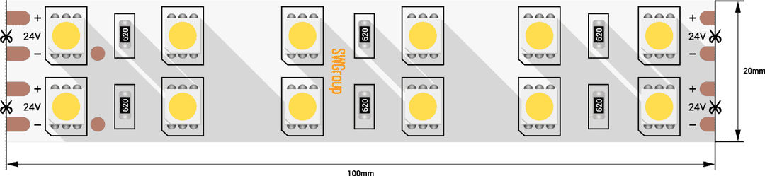 SWG 000087 Лента светодиодная SWG SWG5120