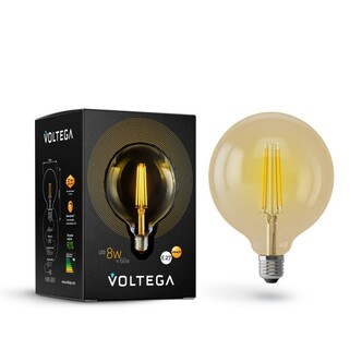 VOLTEGA 6838 VG10-G125Gwarm8W Loft Led  G125 8W 2800K E27 DIM