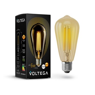 VOLTEGA 5526 VG10-ST64Gwarm6W Loft Led  ST64 6W 2800K E27