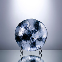 Тарелка Cloyd MATENO Dish   Ø30 см - синее стекло (арт.50053)