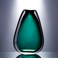 Ваза Cloyd MAZZORBO Vase   выс. 37 см - зелен. стекло (арт.50042)