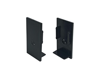 DENKIRS TR2107-BK Торцевые заглушки для шинопровода SMART черные (комплект 2 шт)