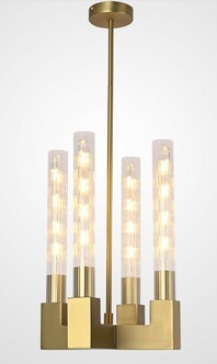 Люстра Canelle Pendant Lamp 4 Modern Brass By Imperiumloft