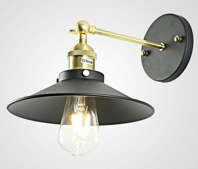 Бра Cone 20Th C.factory Filament By Imperiumloft