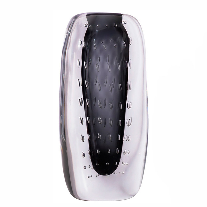 Ваза Cloyd ZANNY Vase   выс. 26 см - сер. стекло (арт.50049)