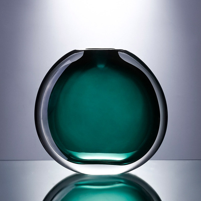 Ваза Cloyd MAZZORBO Vase   выс. 23 см - зелен. стекло (арт.50043)
