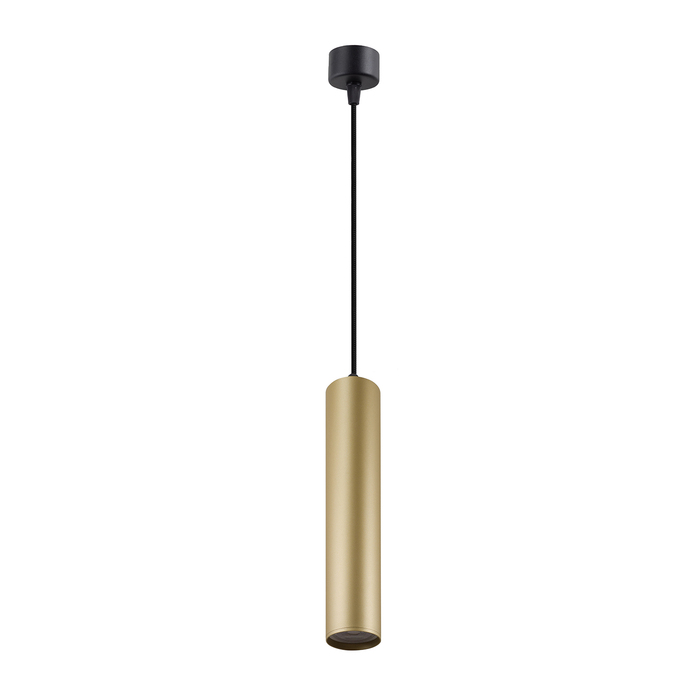 DENKIRS DK4050-BG Подвесной светильник, IP 20, 15 Вт, GU10, матовое золото с черным, алюминий