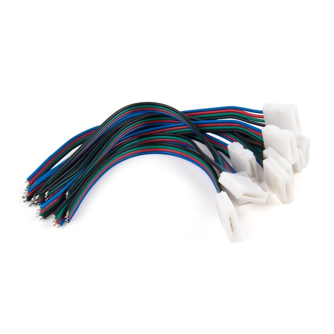 ELEKTROSTANDART Коннектор 10cm для RGB светодиодной ленты (10 pkt) (Connector 10cm RGB)