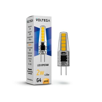 VOLTEGA Светодиодная лампа Simple Capsule 2W 3000K G4 (7260)