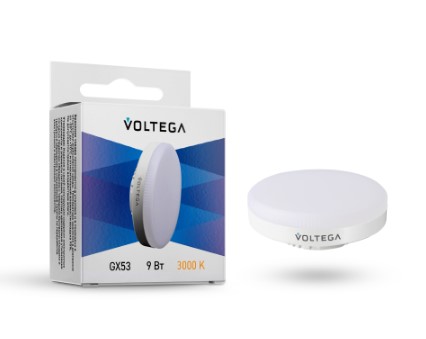 VOLTEGA Светодиодная лампа Simple GX53 9W 3000K (7237)