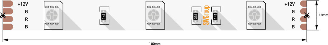SWG 000078 Лента светодиодная SWG SWG530