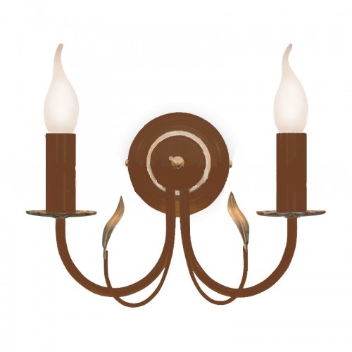 Светильник СЕВЕРНЫЙ СВЕТ Пальмира бра  _2 рож. ст. медь