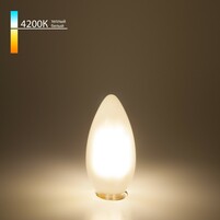 ELEKTROSTANDART BLE1410   Светодиодная лампа Свеча 7W 4200K E14 (C35 белый матовый)
