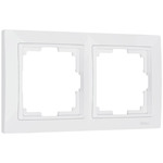Werkel W0022001  Рамка на 2 поста Snabb basic (белый)