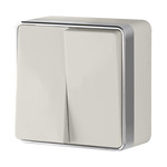 Werkel W5020003  Выключатель двухклавишный Gallant (слоновая кость)