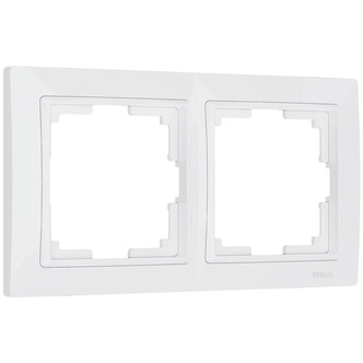 Werkel W0022001  Рамка на 2 поста Snabb basic (белый)