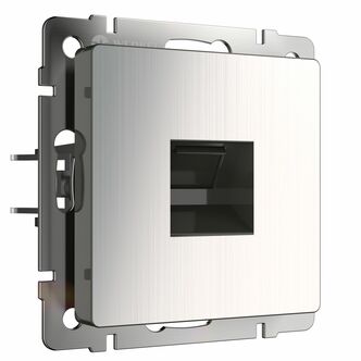 Werkel W1181002  Розетка Ethernet RJ-45 (глянцевый никель)