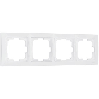 Werkel W0042001  Рамка на 4 поста Snabb basic (белый)