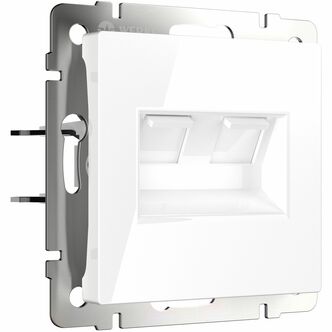 Werkel W1181101  Розетка двойная Ethernet RJ-45 (белый)